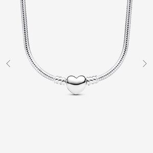 Pandora Silver Heart Necklace